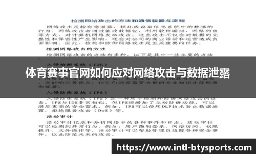 体育赛事官网如何应对网络攻击与数据泄露